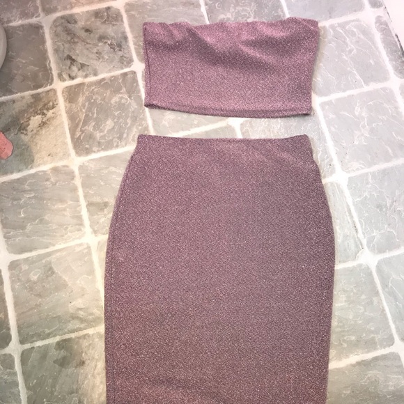 Other - Two piece set - tube top and midi skirt